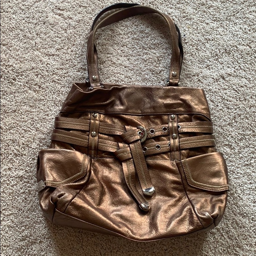 B. makowsky metallic bag